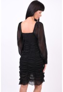 Dress Object Objlemon 3/4 Smock Black